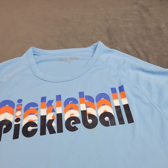 Pickleball Graphic Light Blue T-Shirt Small By Court Haley Made Of 100%... - Picture 6 of 7
